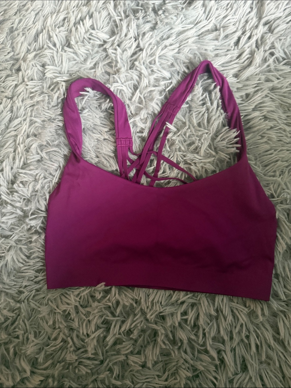 Lululemon Seamless Strappy Sports Bralette - Purple